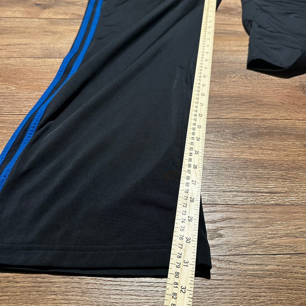 Vintage Adidas Black Blue Stripe Track Pants Mens XL 173293 05/05 - Picture 7 of 7
